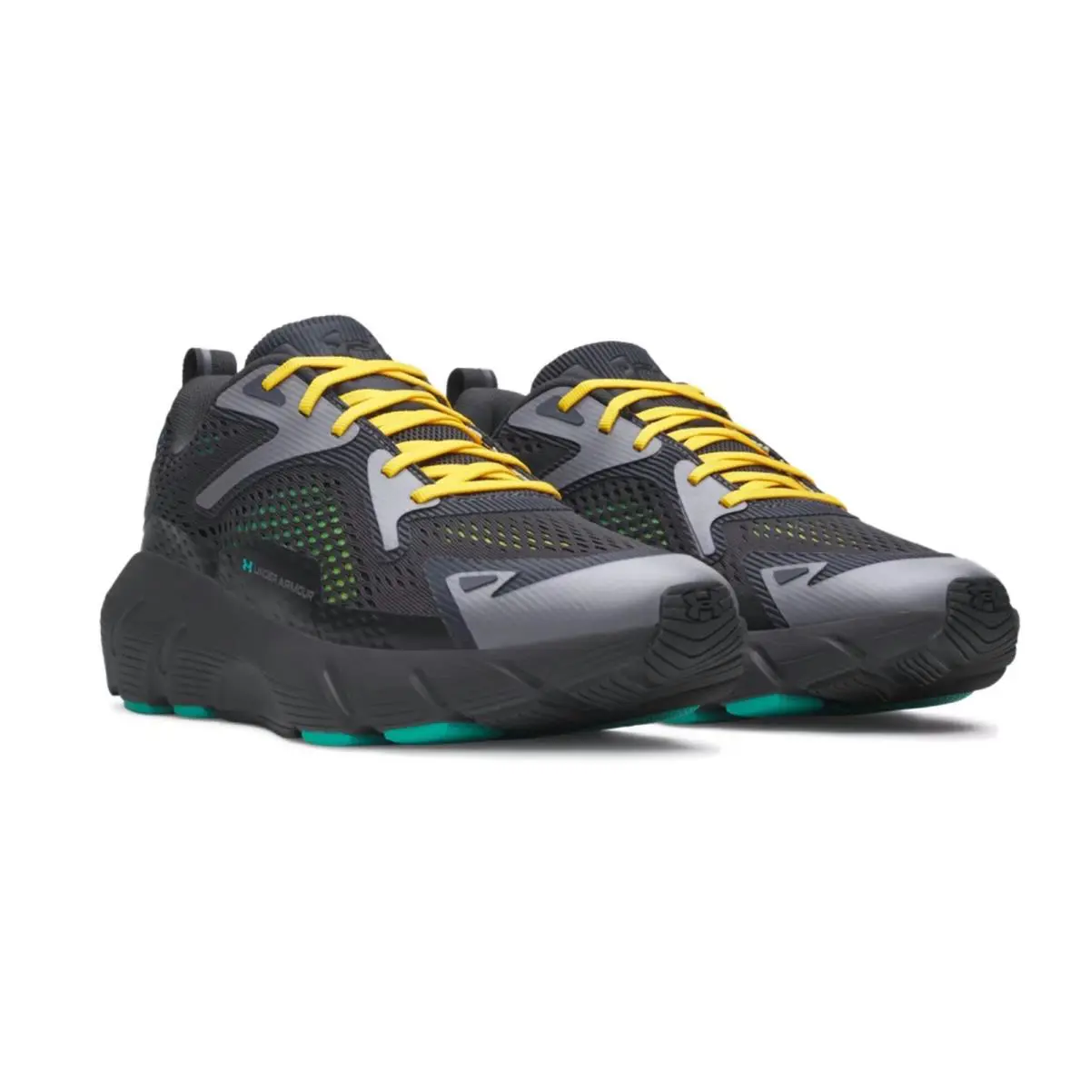 Under Armour shoes - Under Armour Aura - Aura - Black, Manufacturer: Anthracite / Green Mode - 016 2