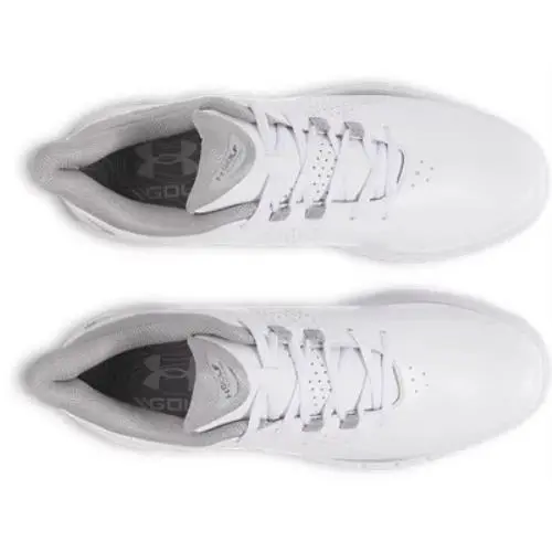 Under Armour shoes - White-White-Metallic Silver 1