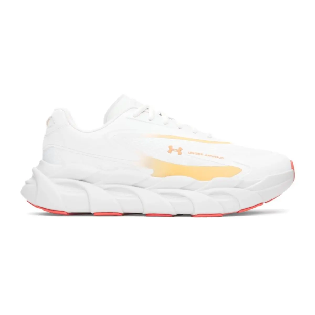 Under Armour shoes - Under Armour Halo Runner SE - White, Manufacturer: Distant Gray / Orange Bloc - 023 13