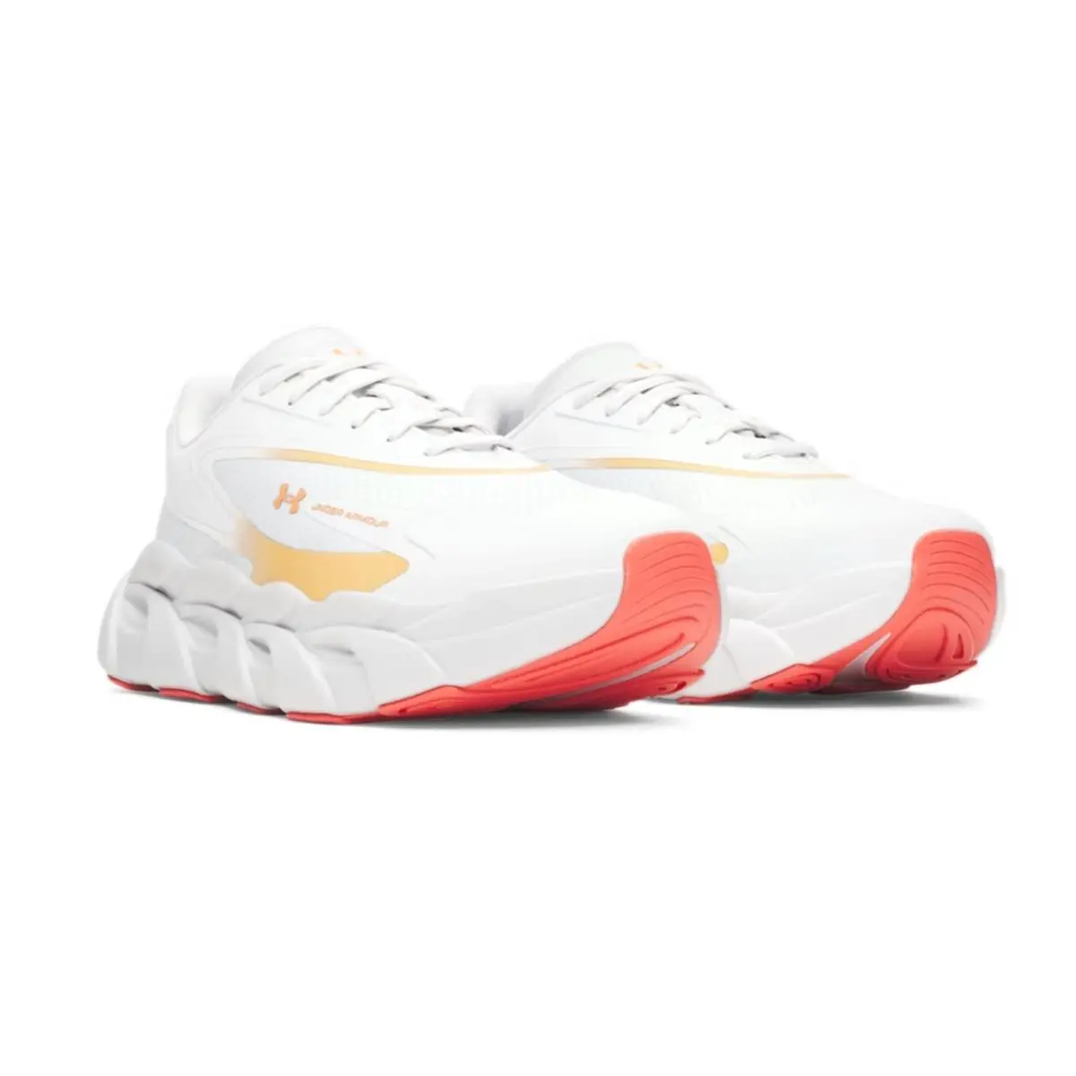 Under Armour shoes - Under Armour Halo Runner SE - White, Manufacturer: Distant Gray / Orange Bloc - 023 20