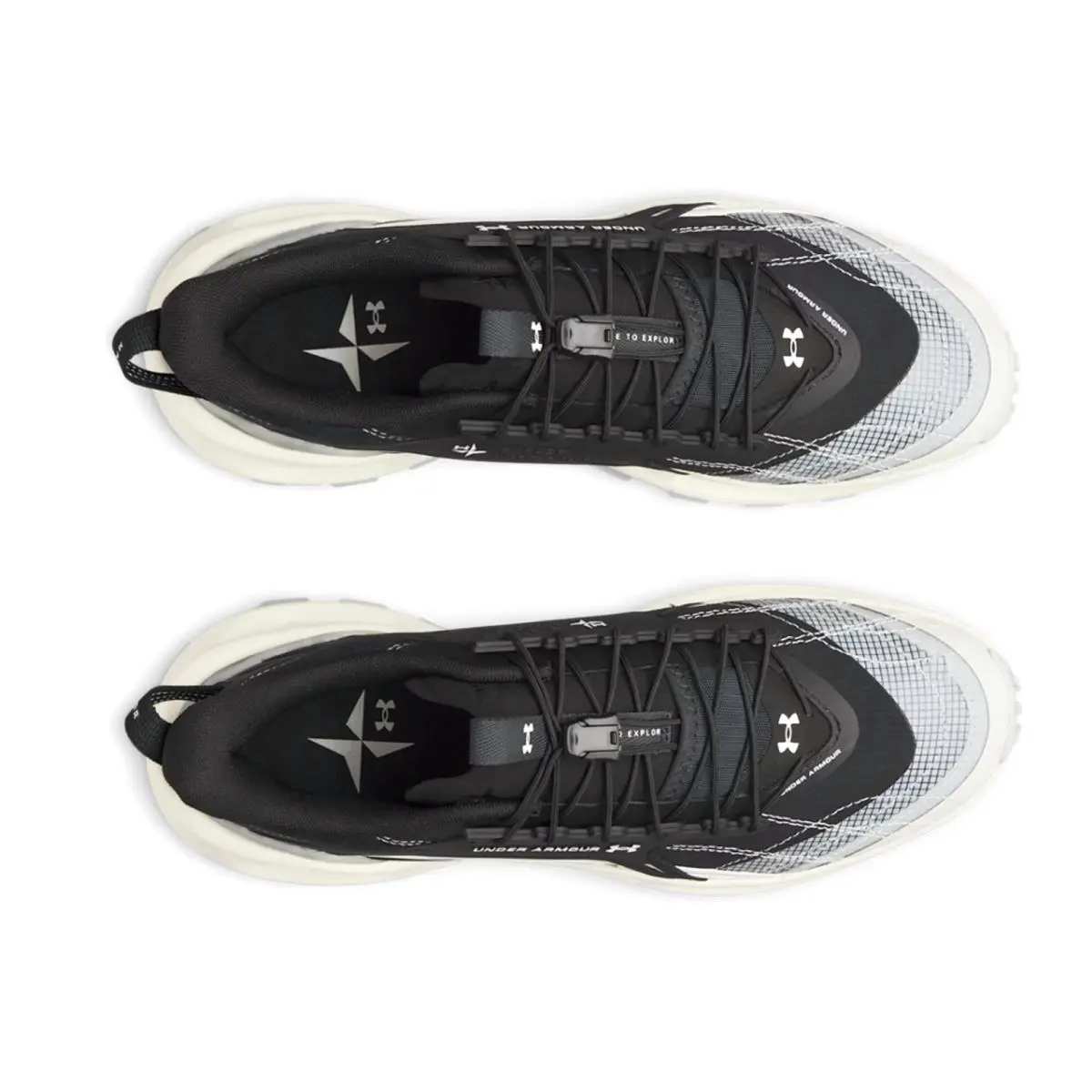 Under Armour shoes - Under Armour EXPLOR Trail - EXPLOR Trail - Black, Manufacturer: Summit White / Black / Mod Gray - 110 28
