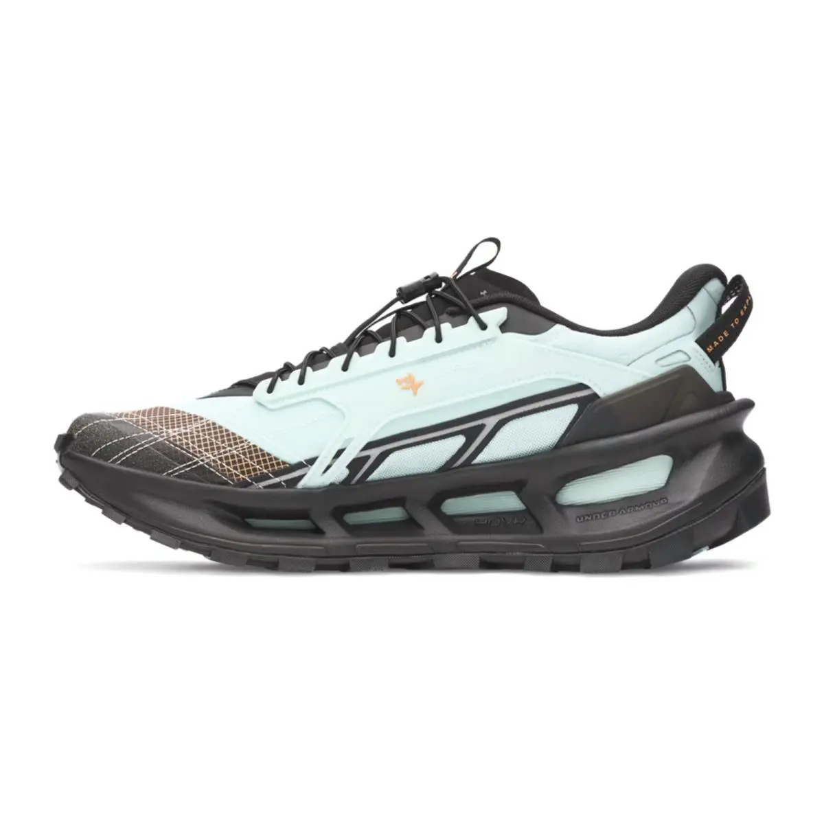 Under Armour shoes - Under Armour EXPLOR Trail - EXPLOR Trail - Blue, Manufacturer: Enamel Blue / Black / Apollo Orange - 477 24