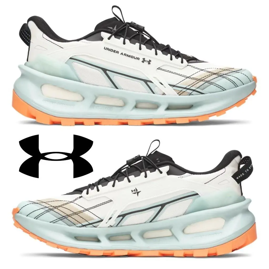 Under Armour shoes - Under Armour EXPLOR Trail - EXPLOR Trail - Blue, Manufacturer: Summit White / Enamel Blue / Apollo Orange - 111 23