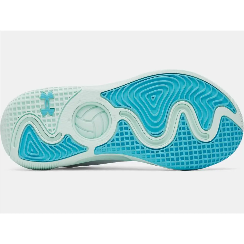 Under Armour shoes - Under Armour Ace Low 2 - 6006273-100 - White/Refresh Mint 3