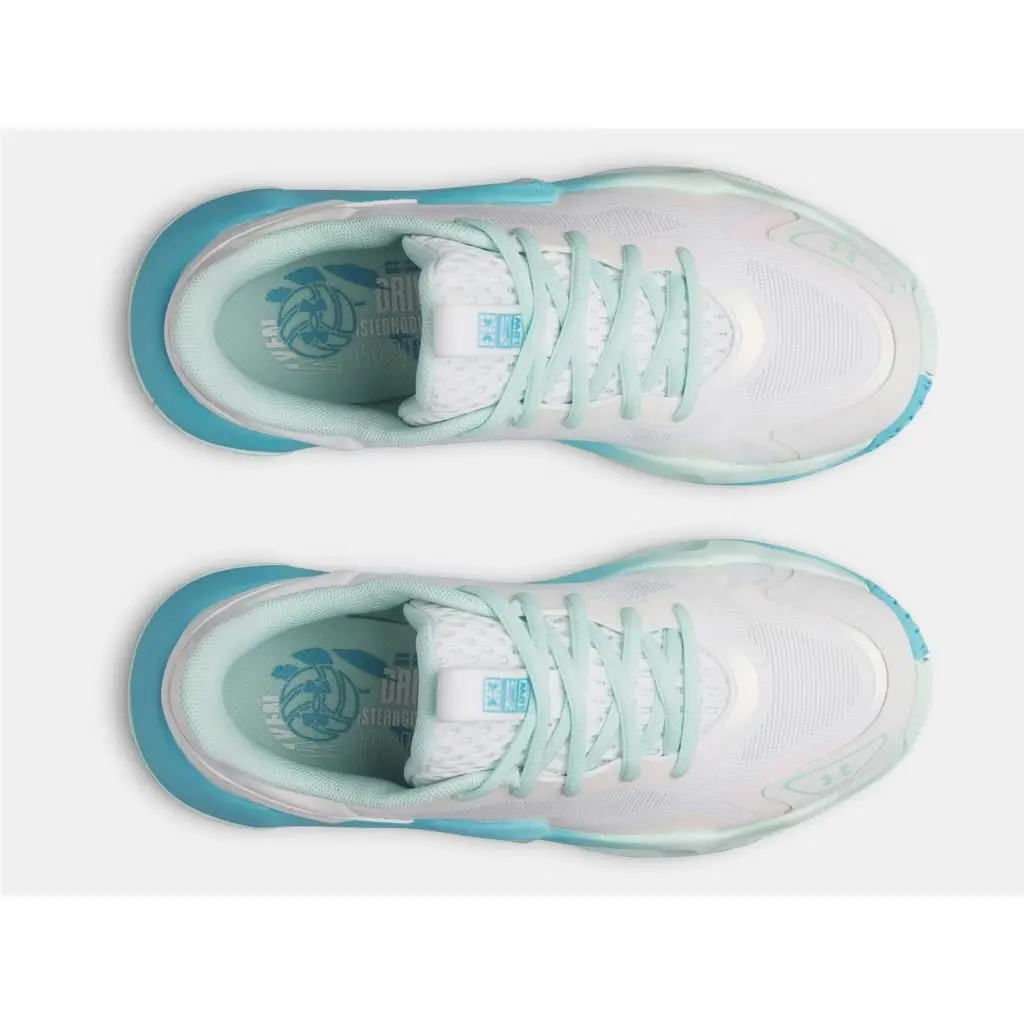 Under Armour shoes - Under Armour Ace Low 2 - 6006273-100 - White/Refresh Mint 10