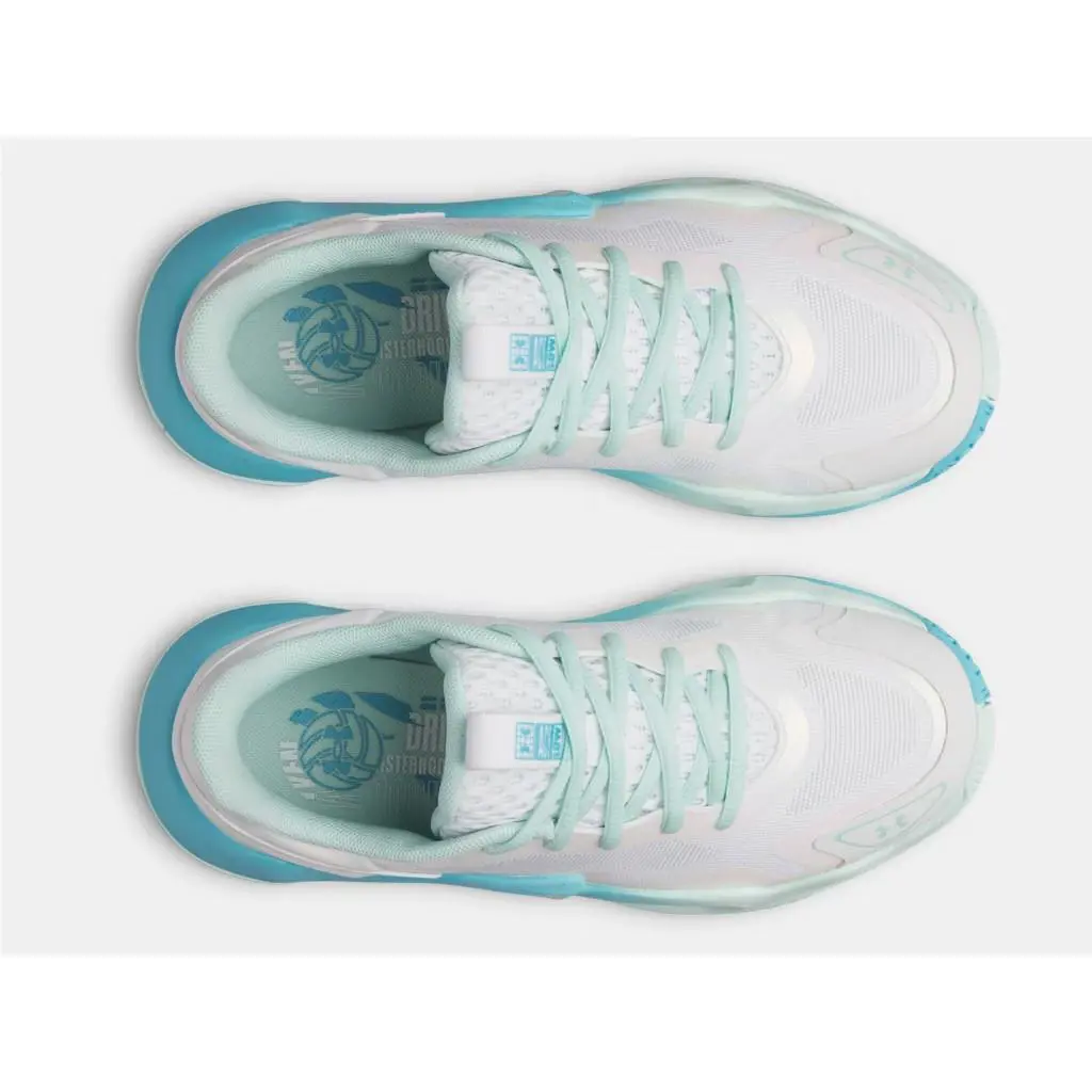 Under Armour shoes - Under Armour Ace Low 2 - 6006273-100 - White/Refresh Mint 10