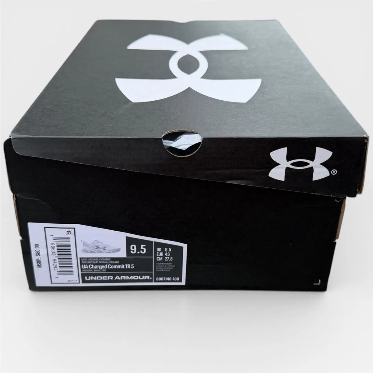 Under Armour shoes - Charged Commit Trainer 5 - Charged Commit Trainer - 6007140-100 - White 5