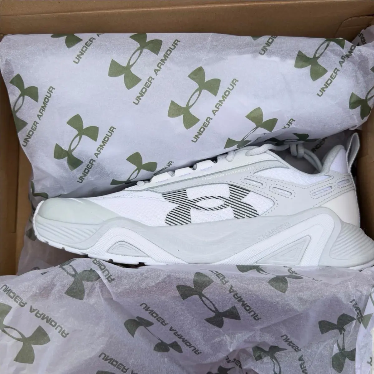 Under Armour shoes - Charged Commit Trainer 5 - Charged Commit Trainer - 6007140-100 - White 7