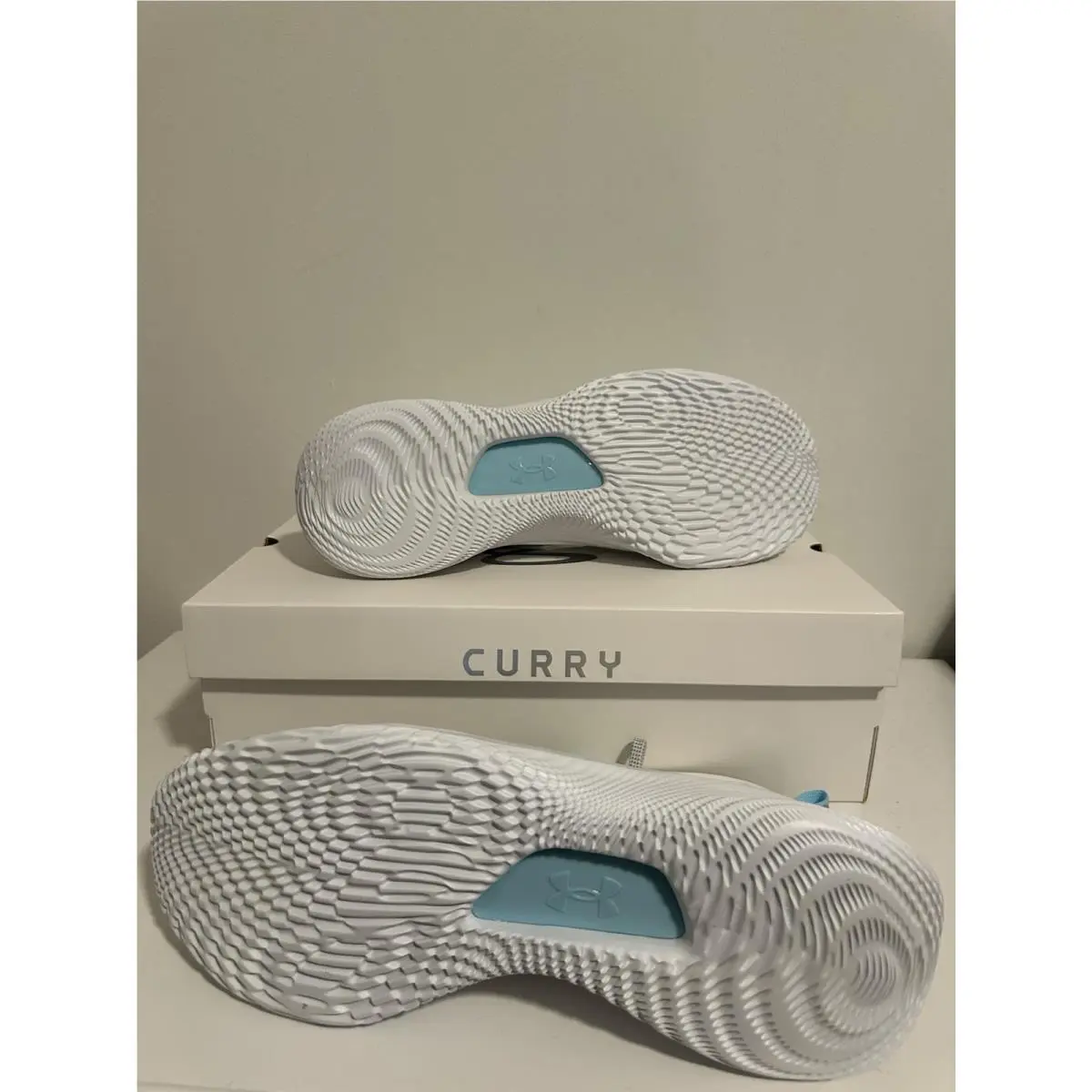 Under Armour shoes - Under Armour Curry 4 - Curry - 3024861-103 - White/Stream/Metallic Silver 0
