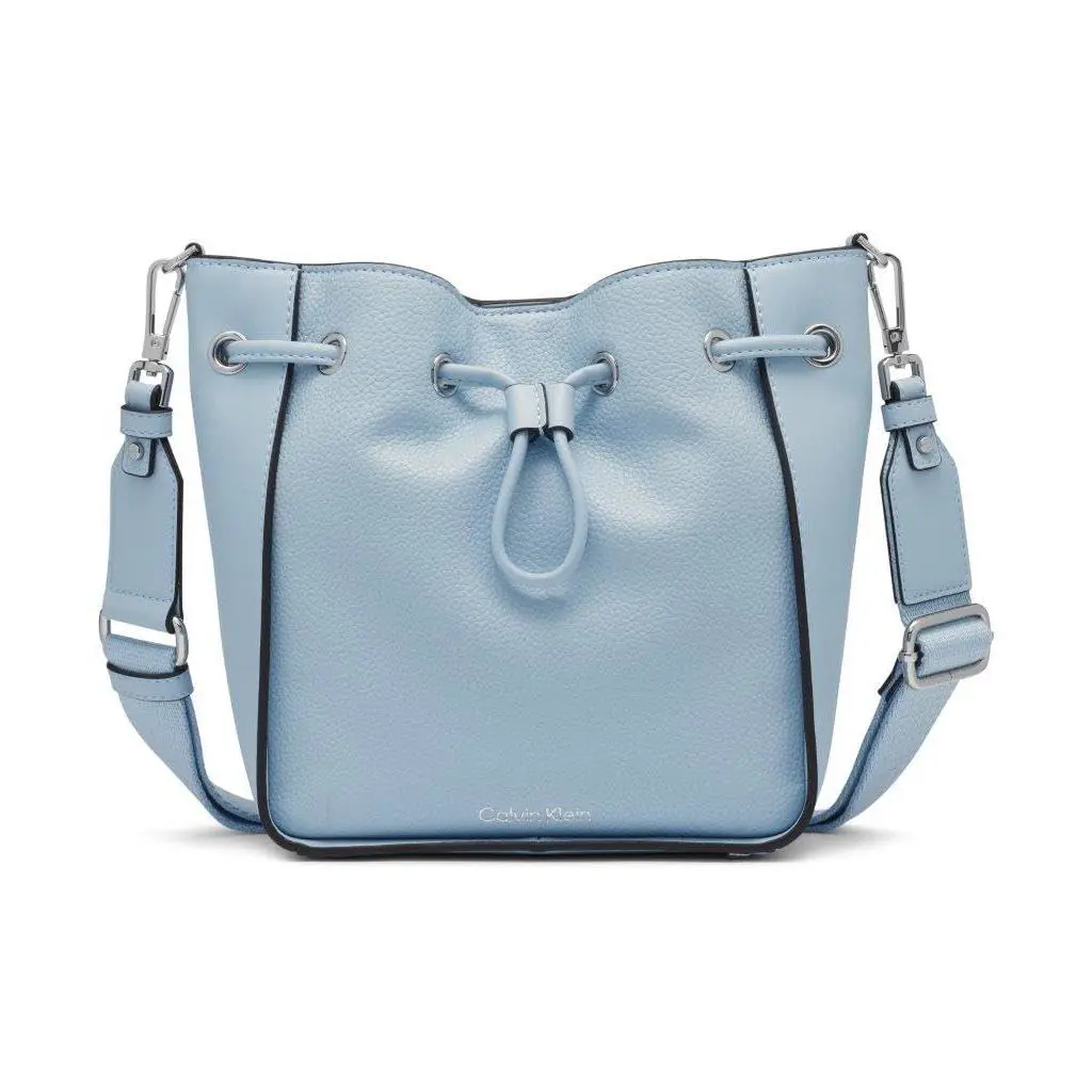 Calvin Klein Holt Drawstring Crossbody Dusty Blue One Size