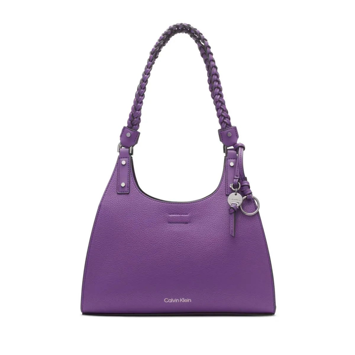 Calvin Klein Shelly Novelty Satchel Grape One Size