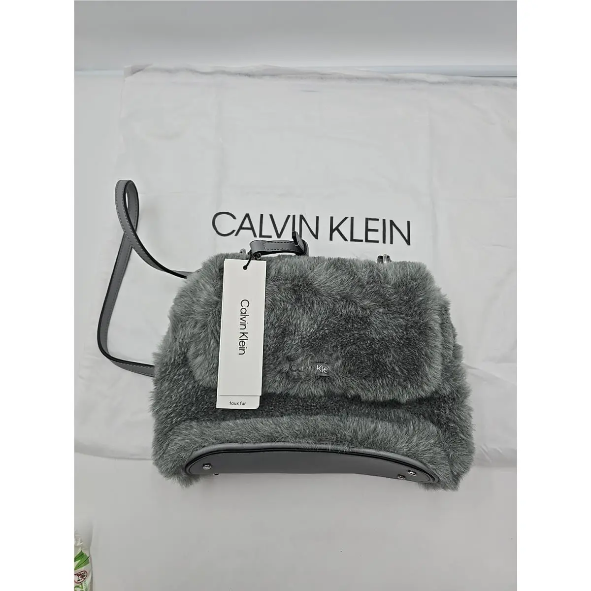 Calvin Klein Women`s Leilani Micro Pebble Top Handle One Size Dark Gray Mix