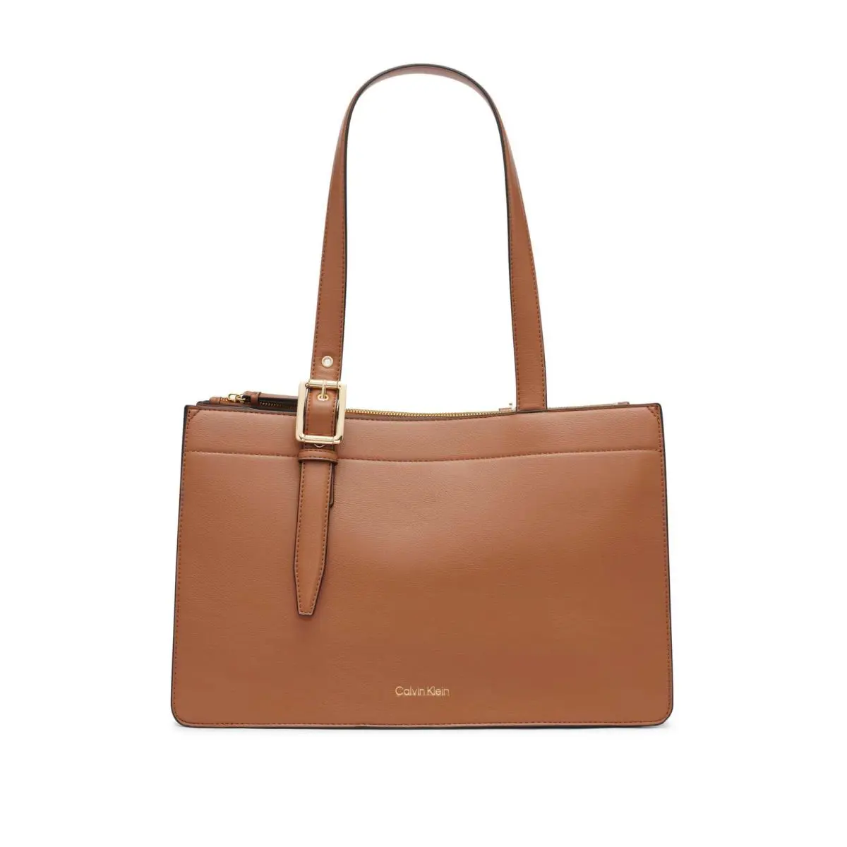 Havana Novelty Organizational Tote Caramel Solid One Size by Calvin Klein