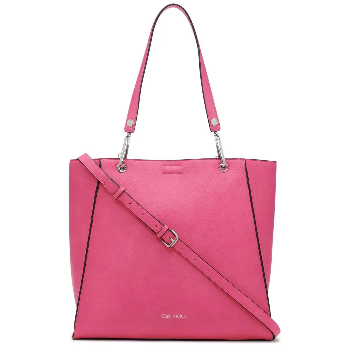 Calvin Klein Reyna North/south Tote Pink Flambe