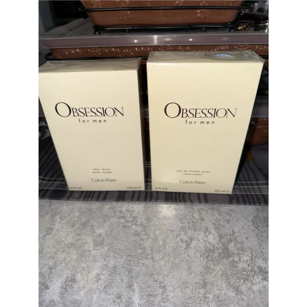 Obsession by Calvin Klein 4fl Aftershave Eau De Toilette Spray 2pk