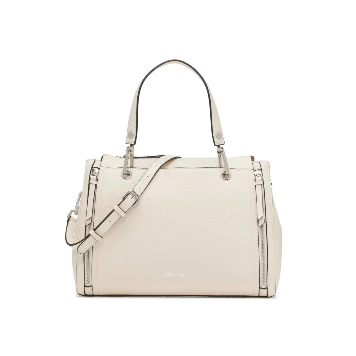 Calvin Klein Reyna Novelty Satchel Core Cherub White One Size