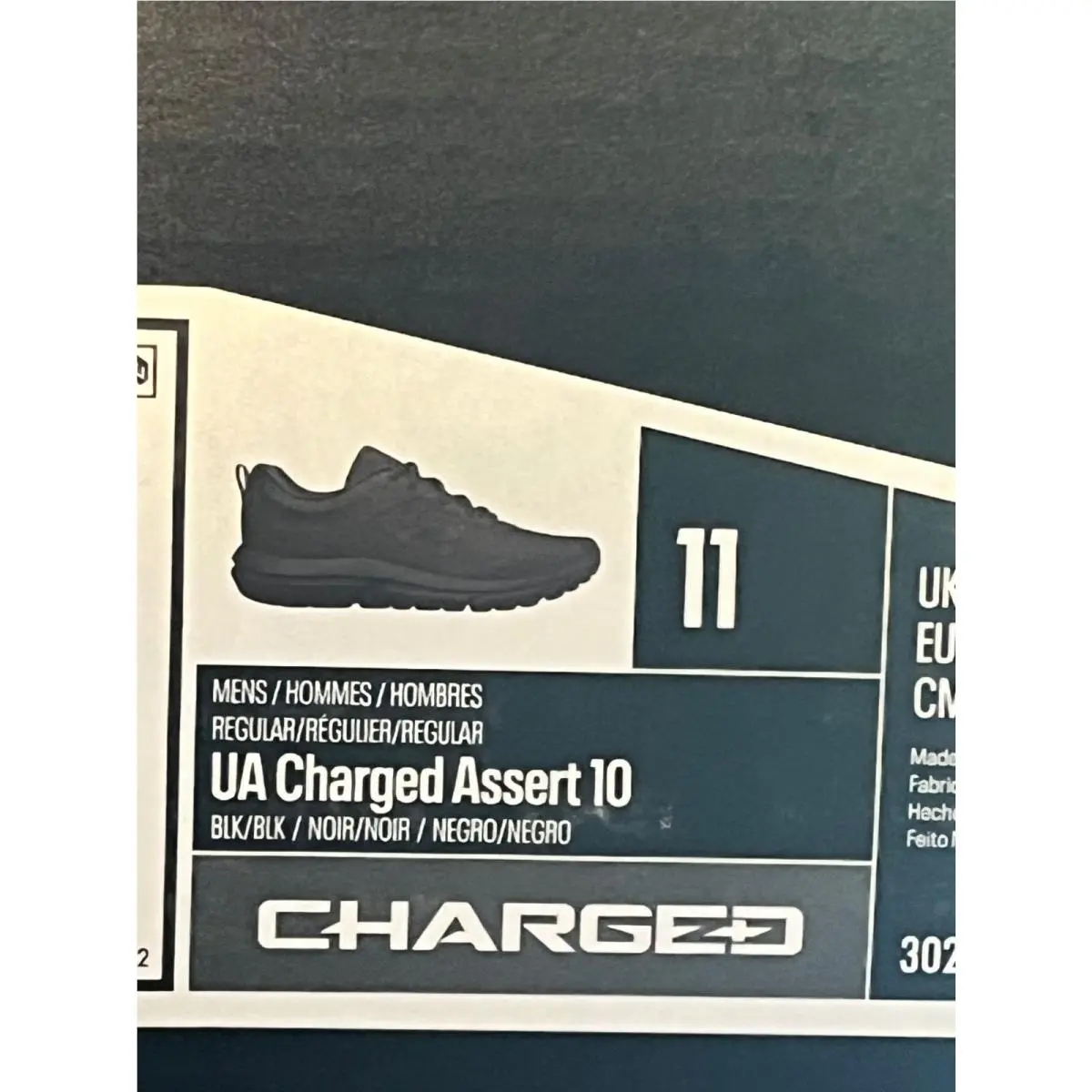 Under Armour shoes - Under Amour Charged Assert - Under Amour Charged Assert - Sneaker - Black 9