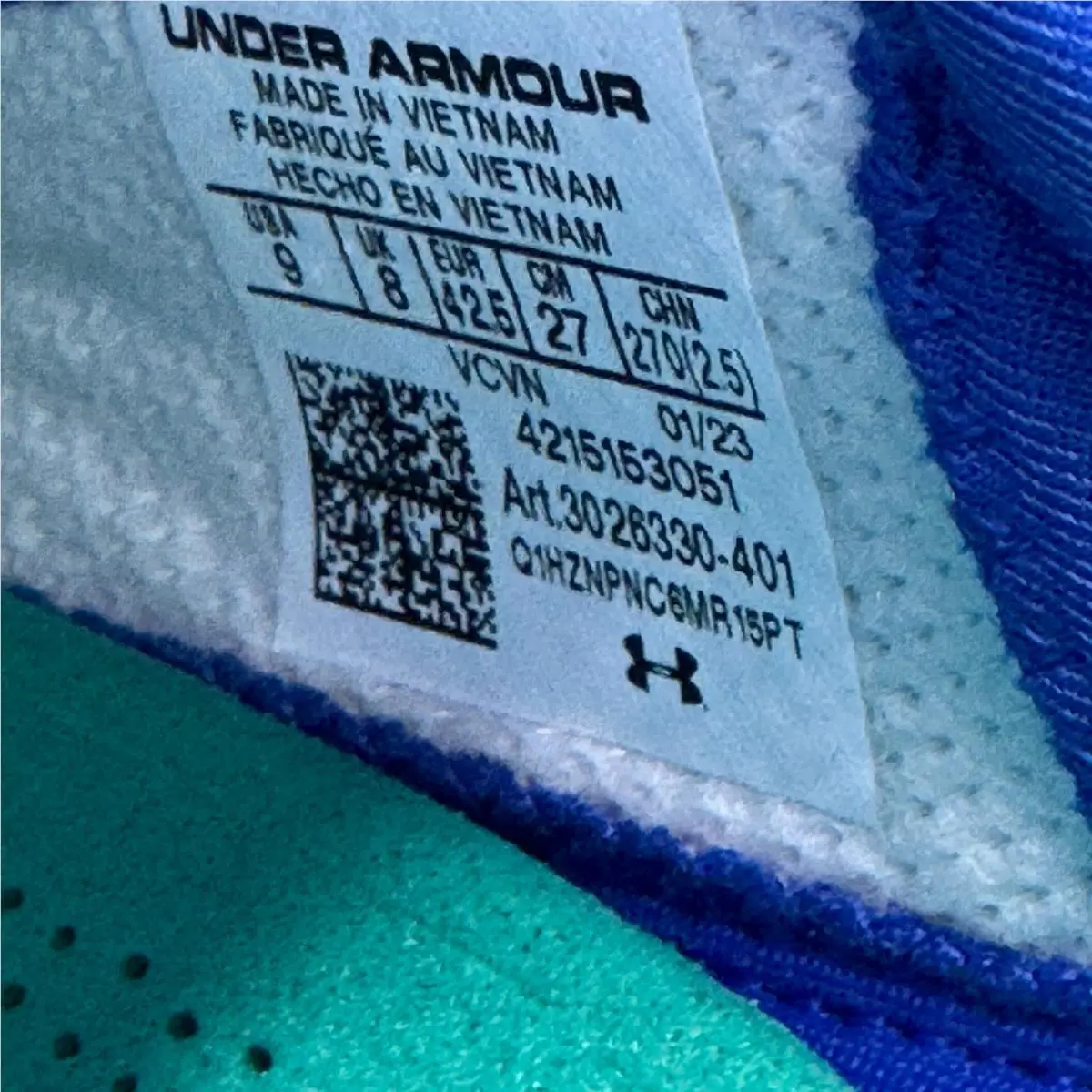 Under Armour shoes - Under Armour Blur Smoke 2.0 MC - 3026330-401 - Blue 6