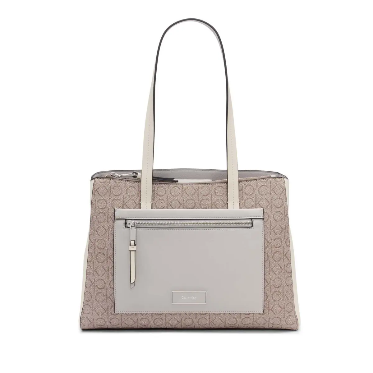 Calvin Hadley Tote Bag – 2 In 1, Vegan Leather, 5 Pockets Klein Women`s Hadley Tote Bag – 2 in 1 Vegan Leather 5 Pockets by Calvin Klein