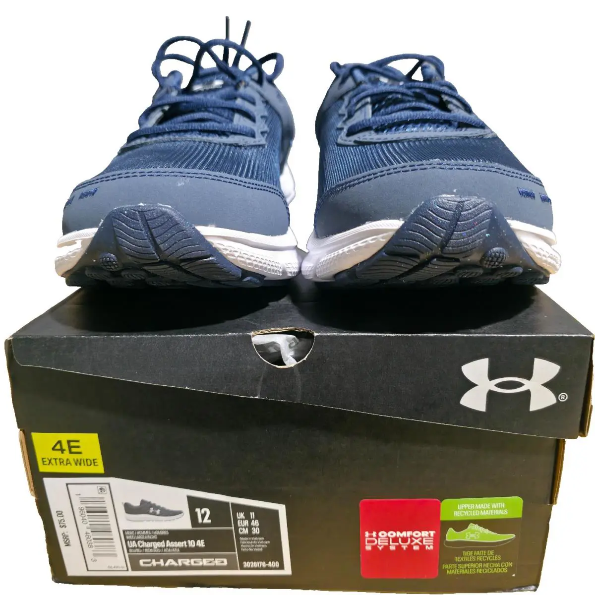 Under Armour shoes - Under Armour Charged Assert 10 - 3026176-400 - Blue (UPC: 197778087613) 4