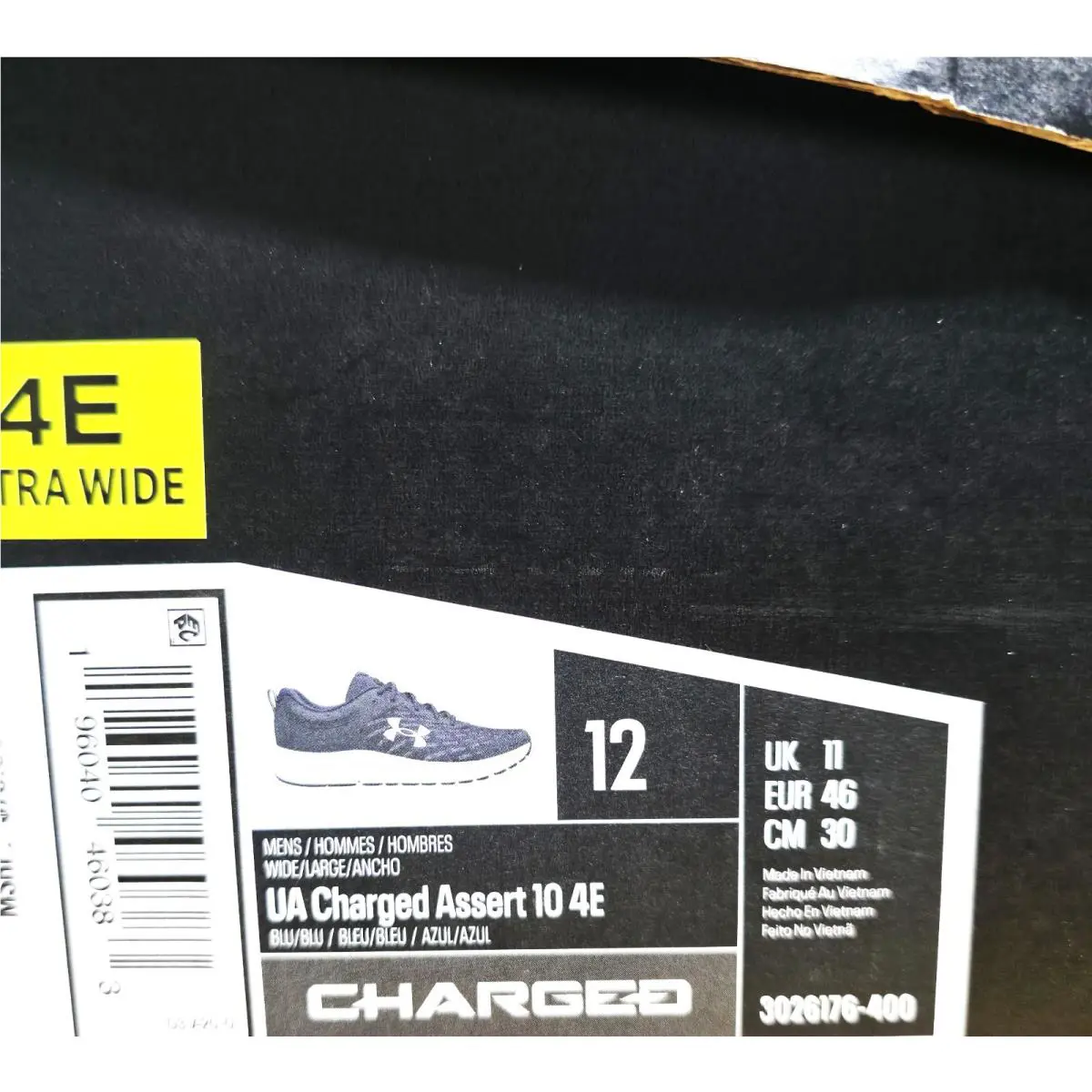 Under Armour shoes - Under Armour Charged Assert 10 - 3026176-400 - Blue (UPC: 197778087613) 6