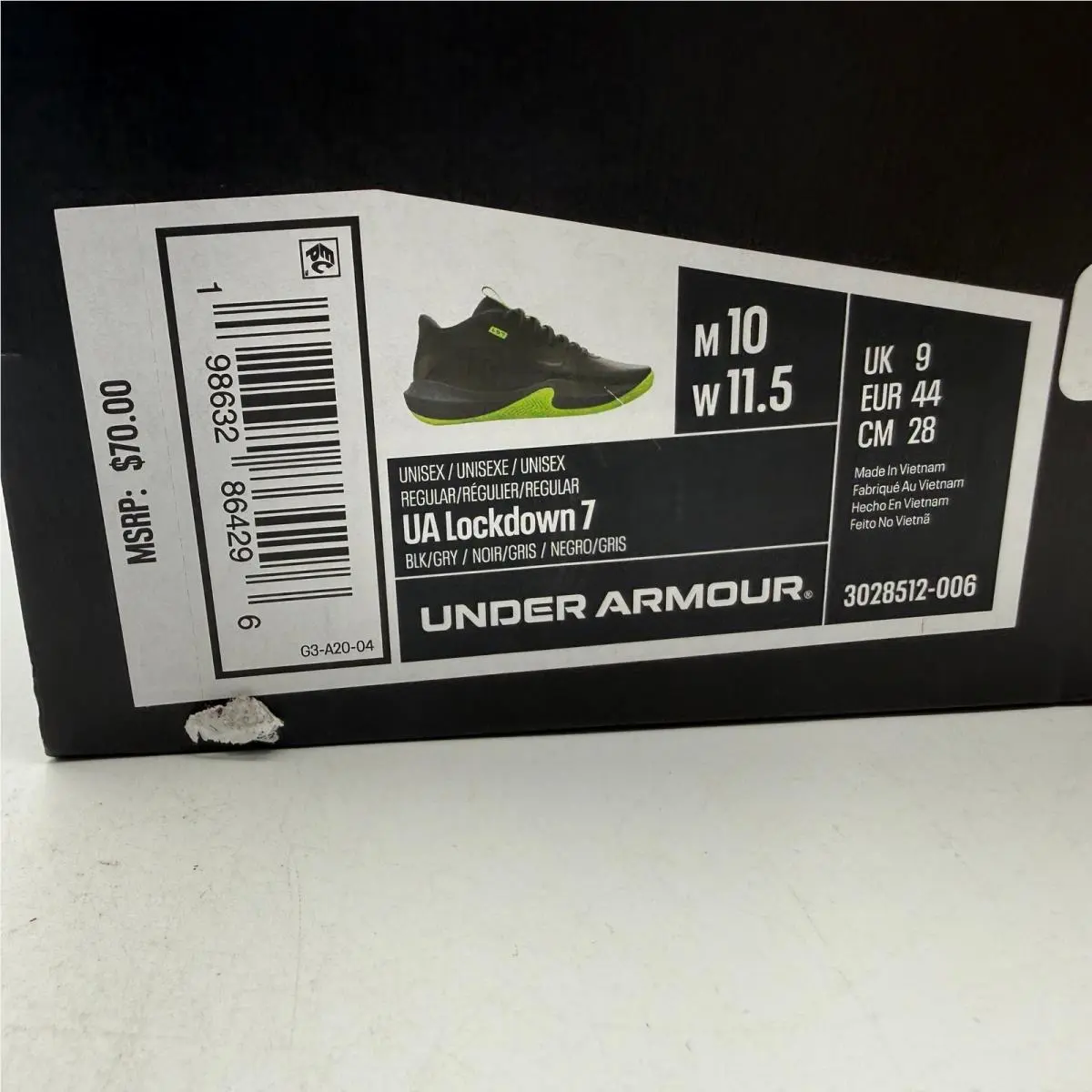 Under Armour shoes - UA Lockdown 7 - Lockdown - Black 0