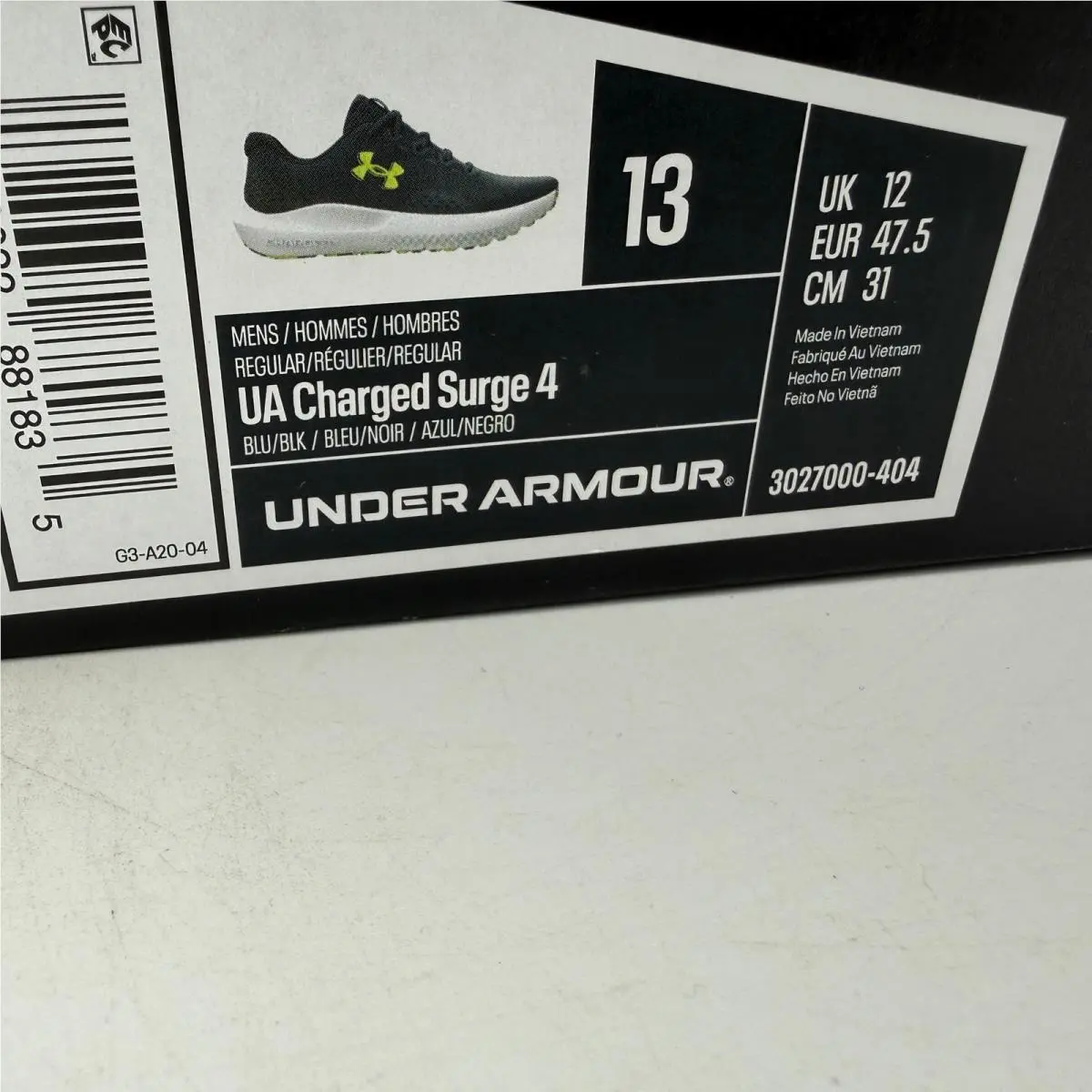 Under Armour shoes - Under Armour Charged Surge 4 - Blue 0