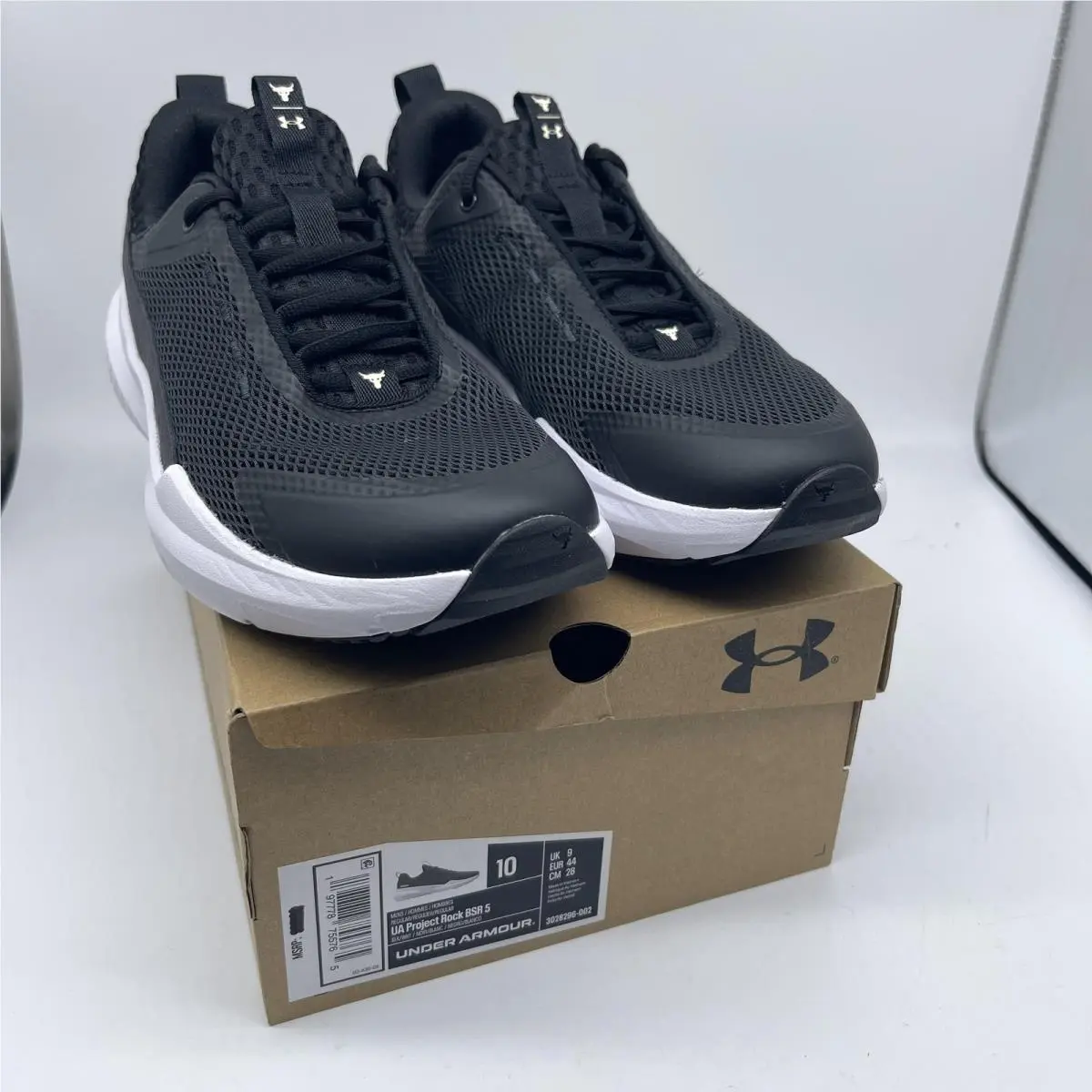 Under Armour Shoes Mens Size 10 Black Project Rock Bsr 5 Training 3028296-002