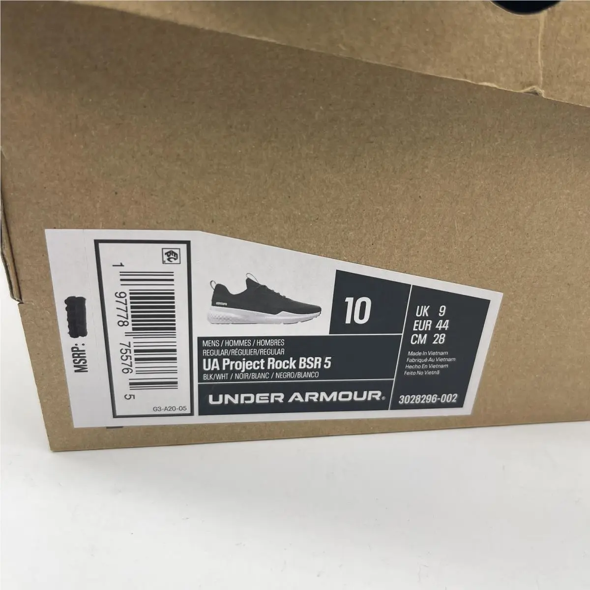 Under Armour shoes - Under Armour Project Rock BSR 5 - Black 7