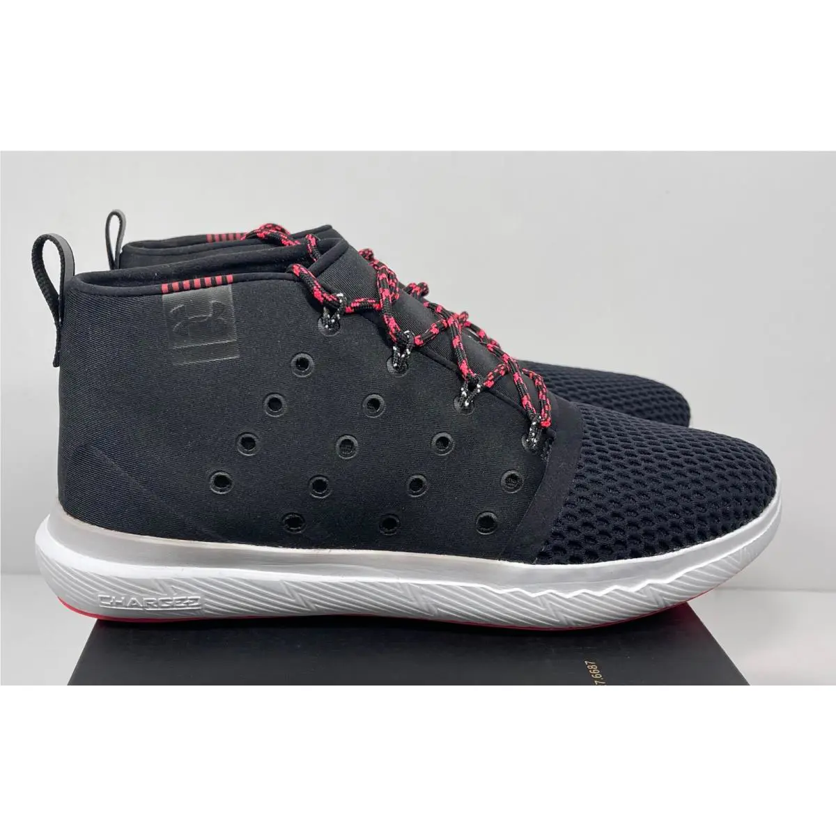 Under Armour shoes - 24/7 Mid Running - Mid Running - 1288352-002 - Black/White (UPC: 190078737929) 1