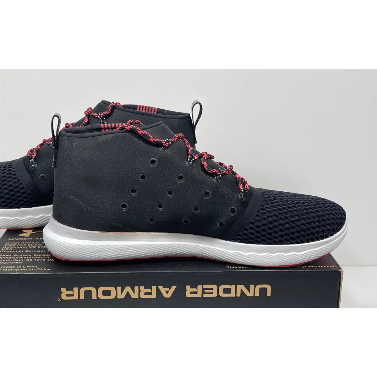 Under Armour shoes - 24/7 Mid Running - Mid Running - 1288352-002 - Black/White (UPC: 190078737929) 5