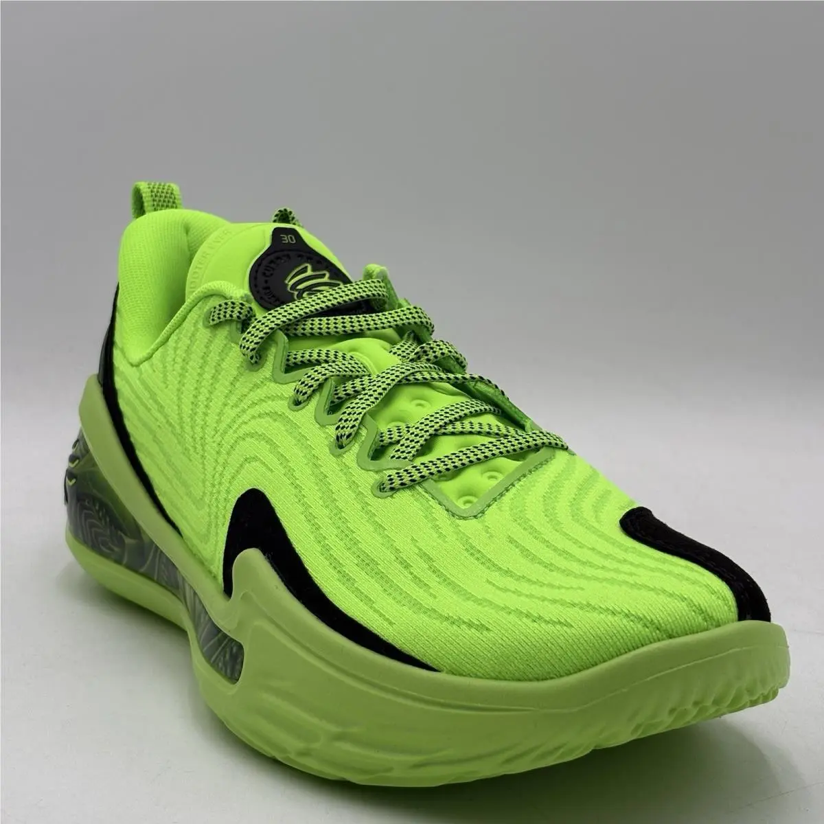 Under Armour Curry Flow 12 Green 3027633 001 Mens Size 10.5 Basketball Shoes
