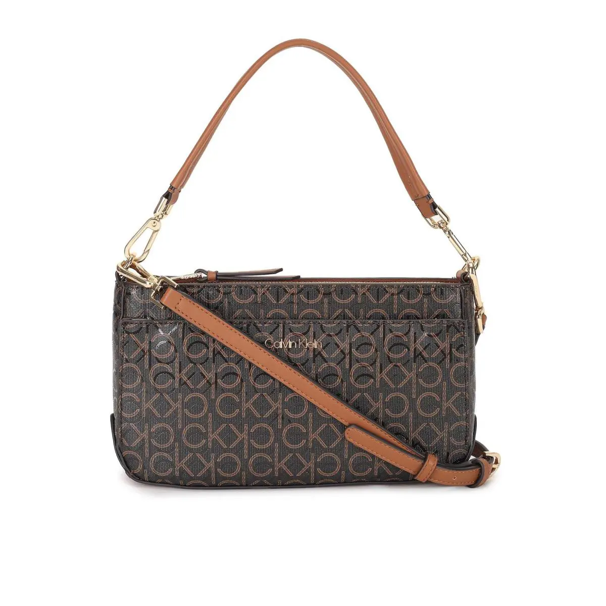 Calvin Klein Women`s Lucy Triple Compartment Shoulder Bag