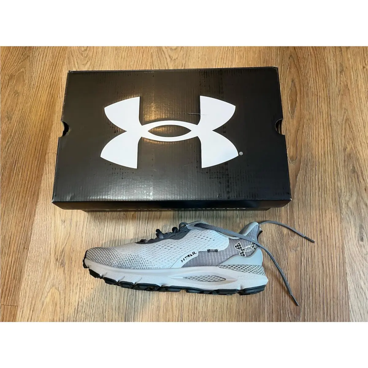 Under Armour U Sonic Trail Grey Training Athletic Shoes Men 8 9.5 Women