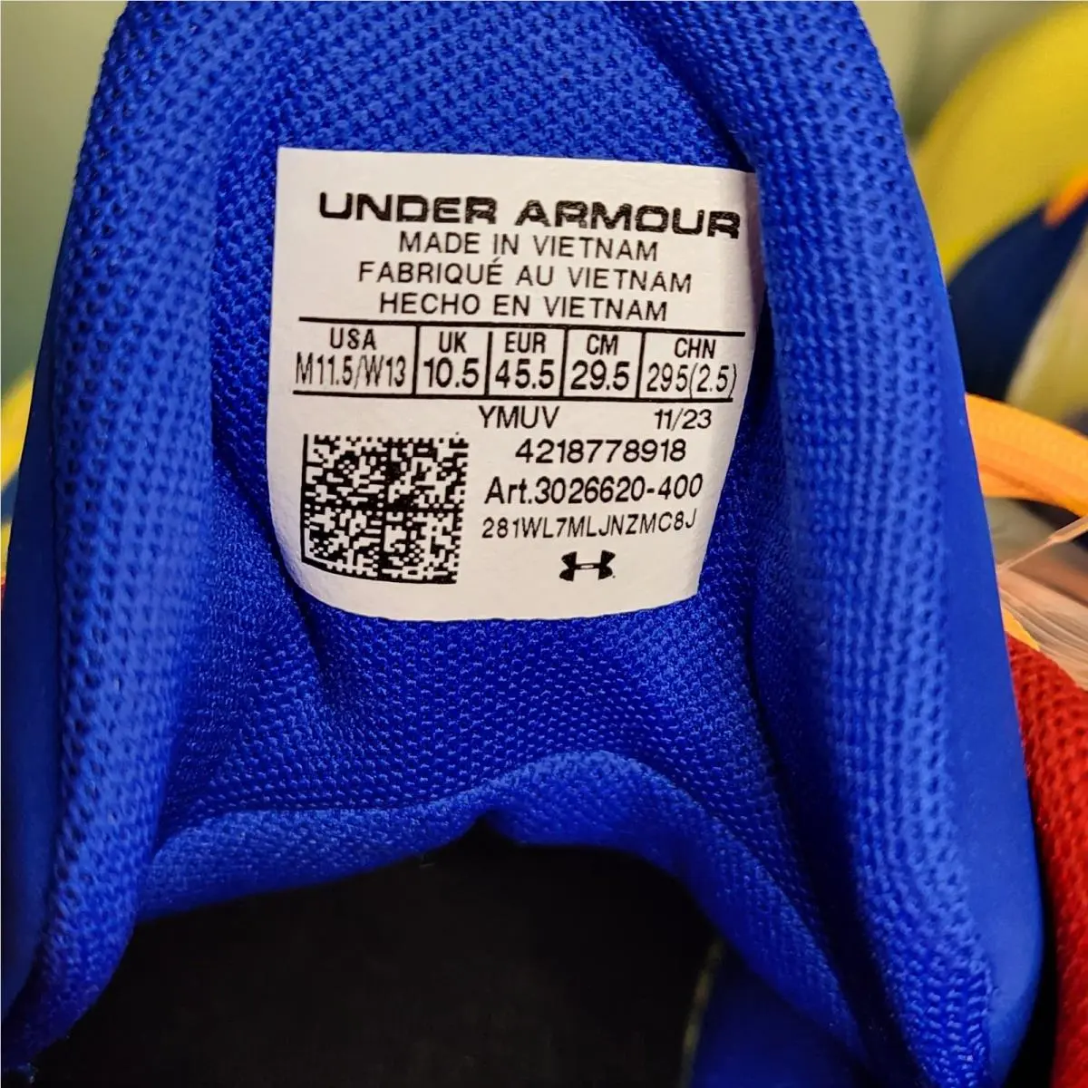 Under Armour shoes - Curry 4 Low Flotro - Curry Low Flotro - Multicolor 8