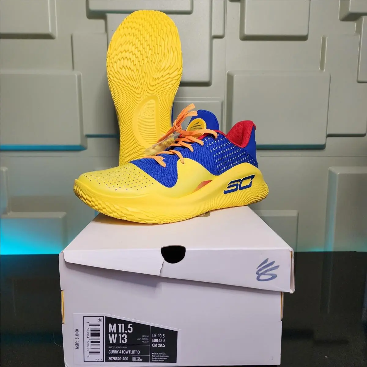Under Armour shoes - Curry 4 Low Flotro - Curry Low Flotro - Multicolor 0
