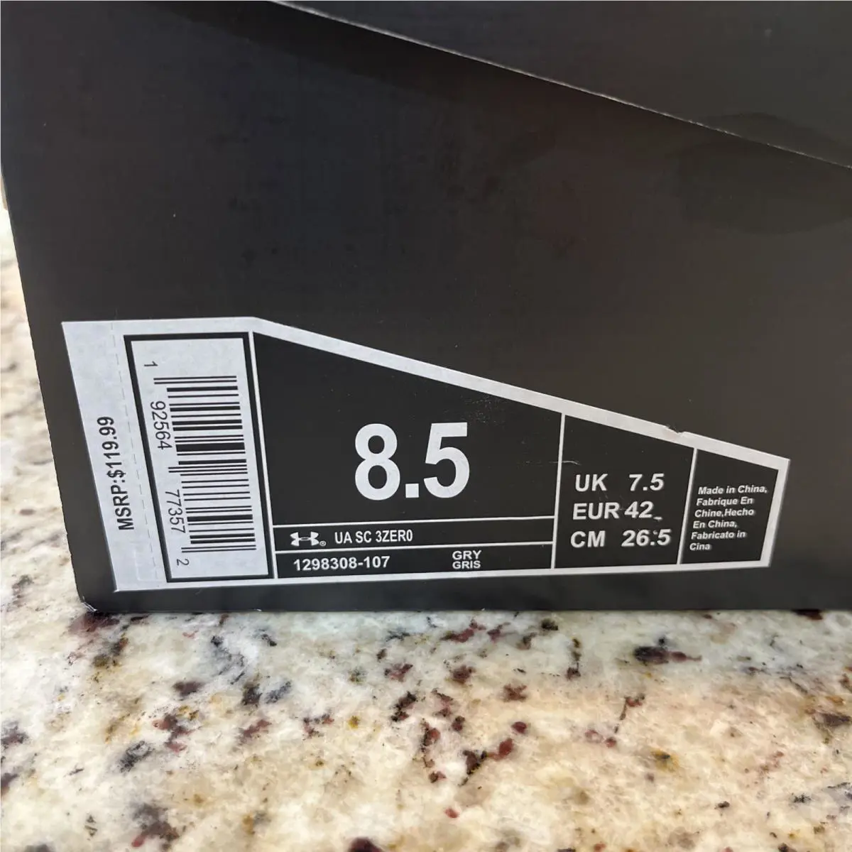 Under Armour shoes - UNDER ARMOUR WARDELL SC - WARDELL - 1298308-107 - Gray 14