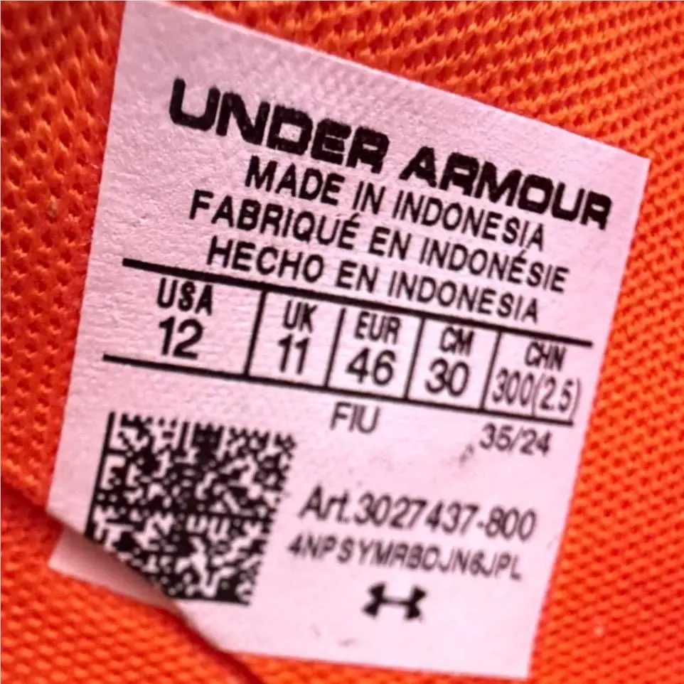 Under Armour shoes - Orange 6