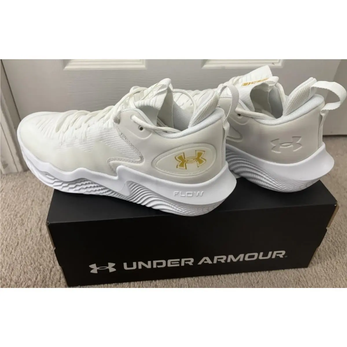 Under Armour shoes - Under Armour Flow Ace - Flow Ace - 3027084-100 - White 2