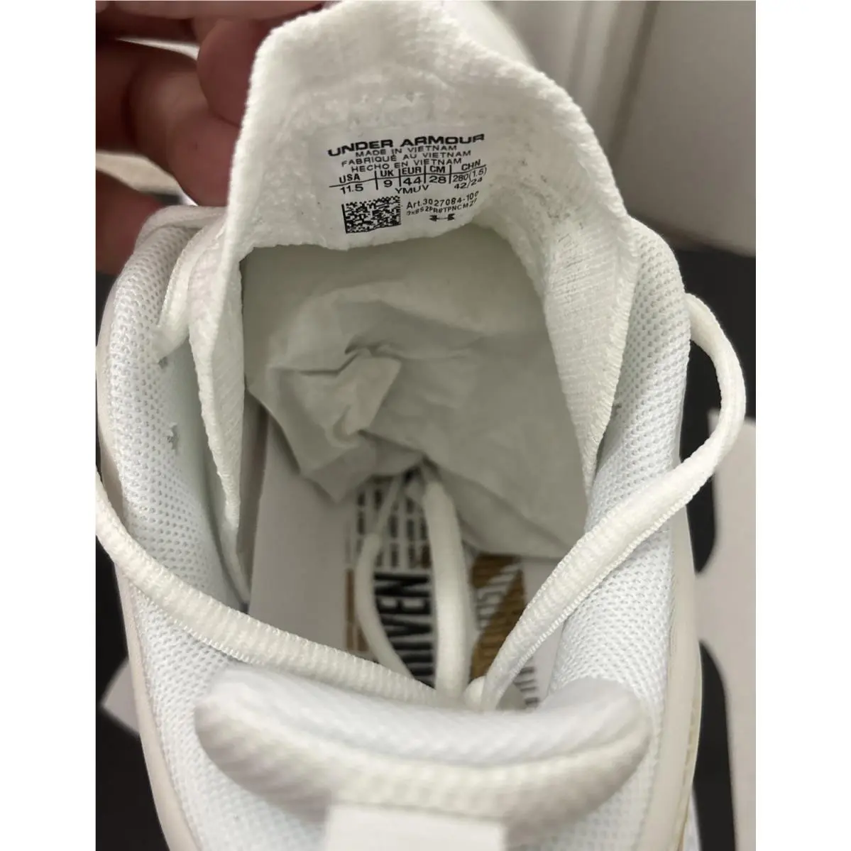Under Armour shoes - Under Armour Flow Ace - Flow Ace - 3027084-100 - White 4