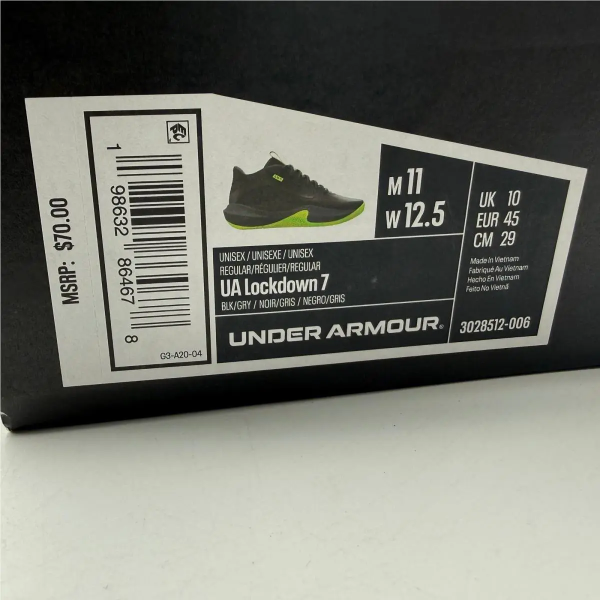 Under Armour shoes - UA Lockdown 7 - Lockdown - Black 6
