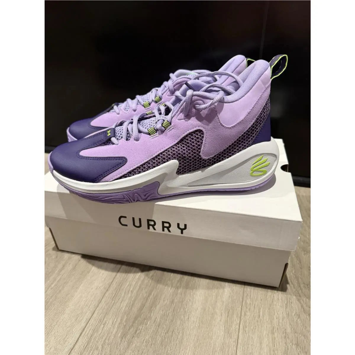 Under Armour Curry 3Z 25 Sde Basketball Shoes Violet/ Purple Men`s Size 9