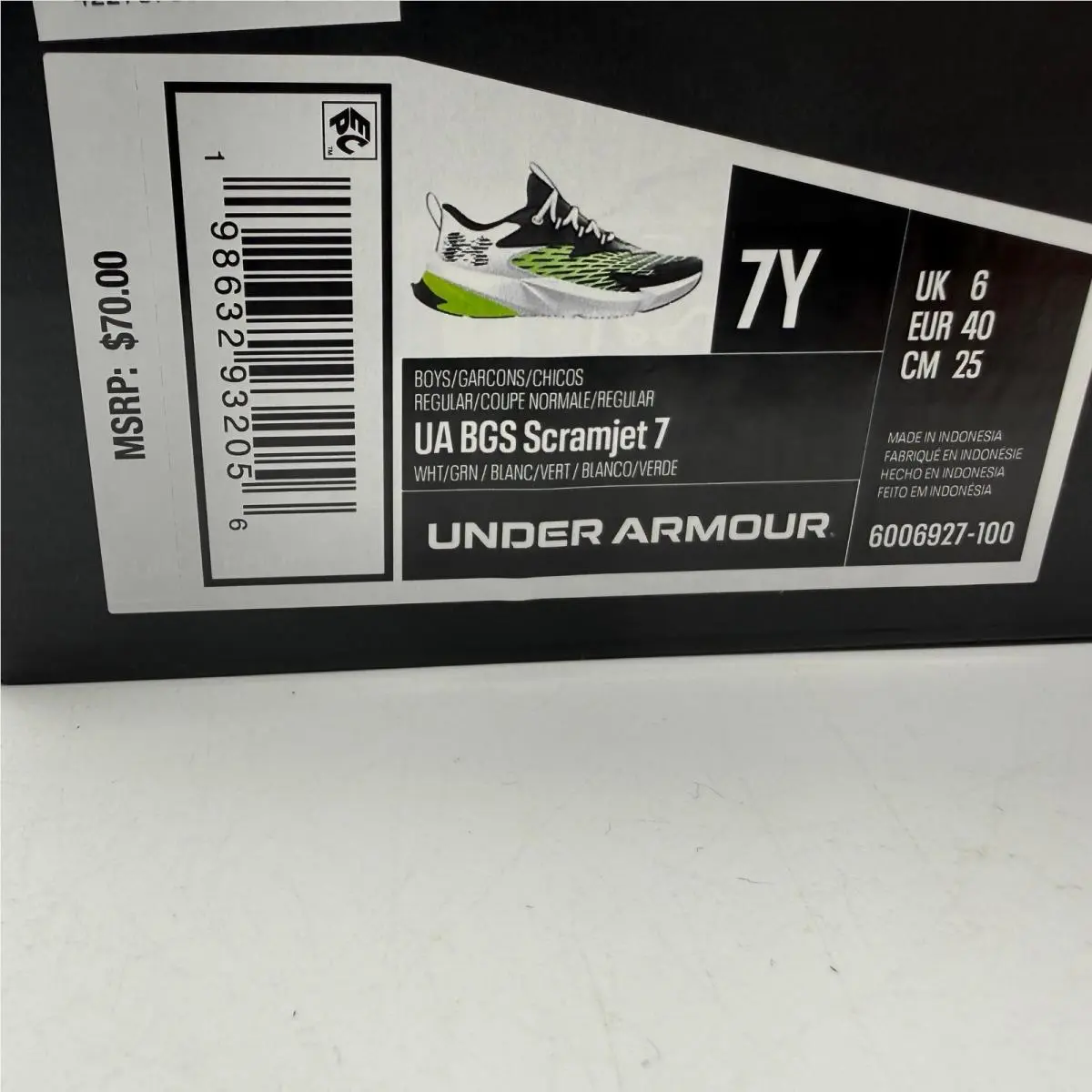 Under Armour shoes - UA BGS Scramjet 7 - BGS Scramjet - Multicolor 0