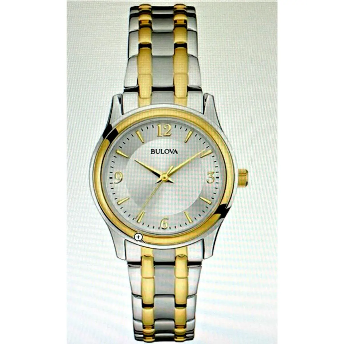 Bulova Womens 98L218 Corporate Collection Quartz Stainless Steel Watch