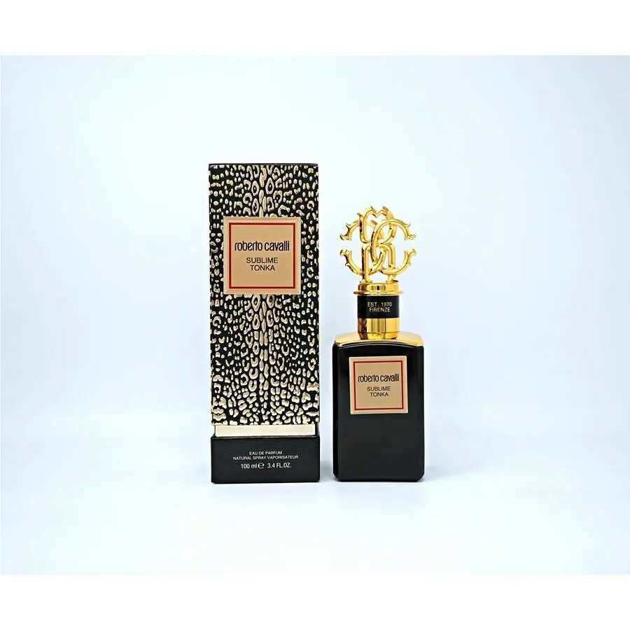 Roberto Cavalli Men`s Gold Sublime Tonka Edp Spray 3.3 oz Fragrances