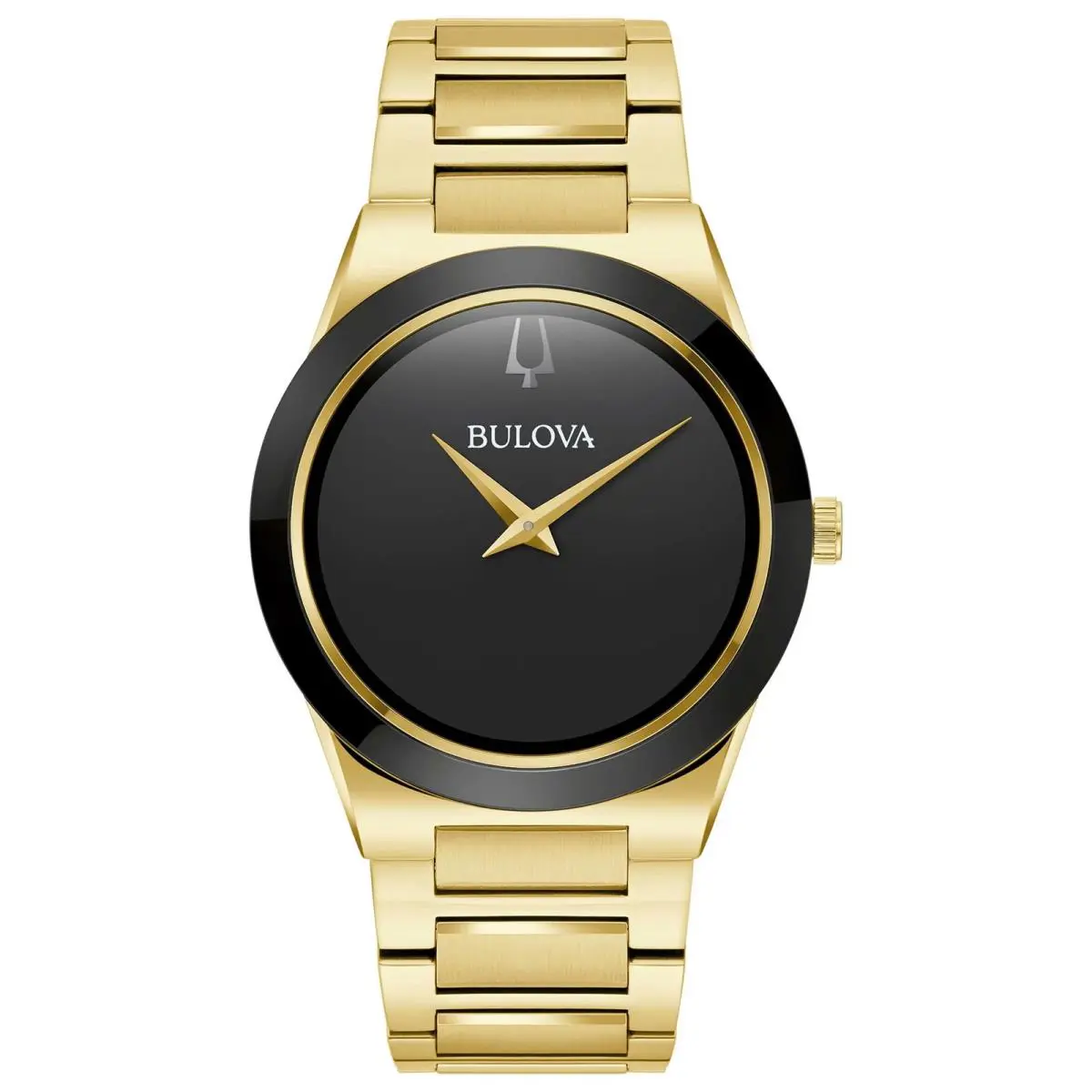 Bulova Men`s Millenia Black Dial Watch - 97A183