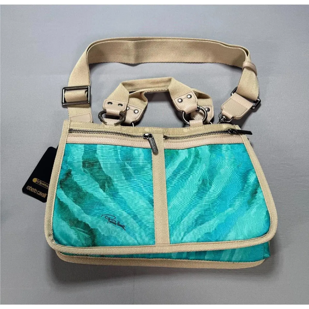 Roberto Cavalli All-over Print Milano Bag Women`s Adjustable Shoulder Strap