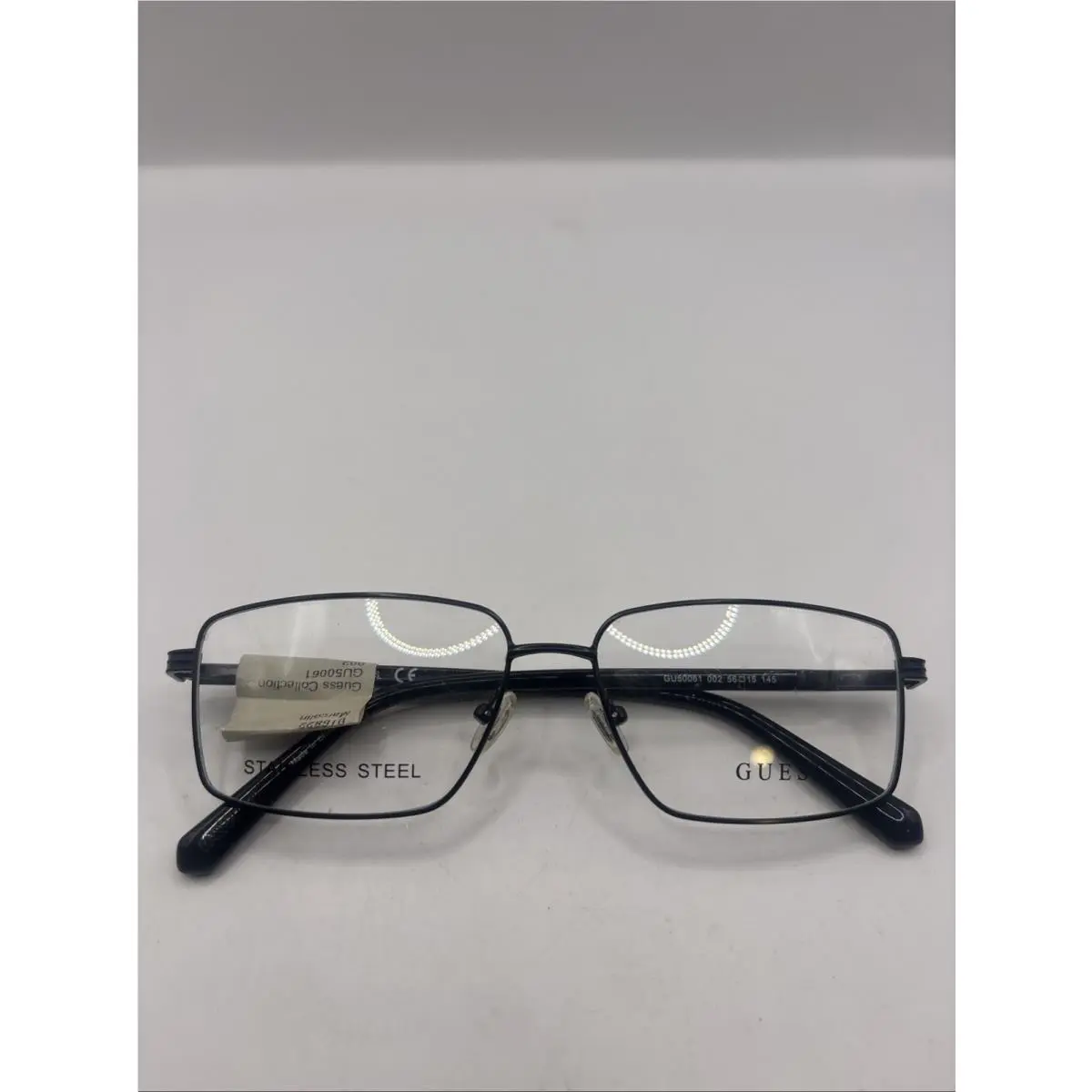 Guess GU50061 002 Matte Black Metal Optical Eyeglasses Frame 56-15-145 GU 50061