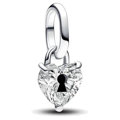 Pandora ME Keyhole Heart Mini Dangle Charm Sterling Silver 793086C01