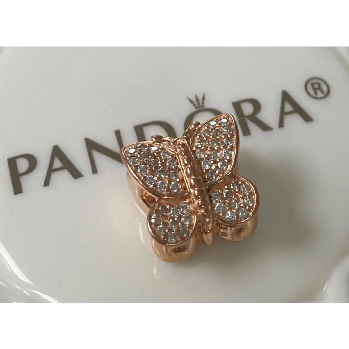 Pandora Rose Sparkling Butterfly Charm 781257CZ